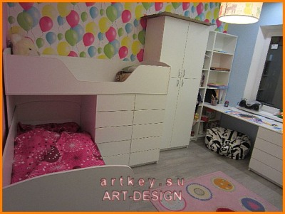 Детская мебель для двоих детей № 80 - вид 3 миниатюра